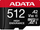 Kartë memorie MicroSDXC ADATA High Endurance, 512GB, Class 10 UHS I U3 A2 V30