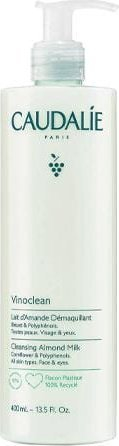 Qumësht pastrues fytyre Caudalie Vinoclean Cleansing Almond Milk, 400ml, për lëkurë të ndjeshme, i bardhë