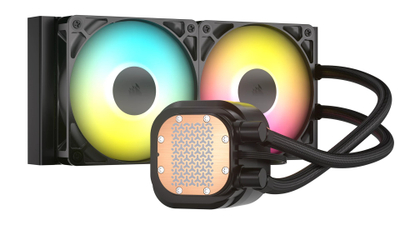 Ftohës procesori me ujë Corsair Nautilus 240 RS ARGB, radiator 240mm, ARGB, i zi