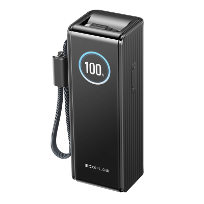 Powerbank EcoFlow RAPID 25000mAh, 170W (me kabllo të integruara 100W).