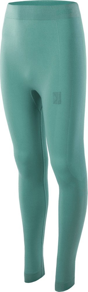 Leggins termikë për kalamaj Hi-Tec Hikro, pa qepje, për sport dimri, jeshil