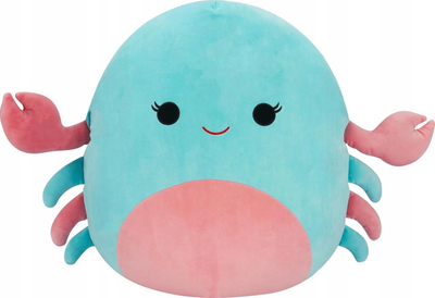 Lodër pellushi Squishmallows Isler, 14\", gaforre rozë me mente