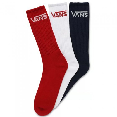 Set çorape VANS CLASSIC CREW DRESS BLUES/CHILI PEPPER.  3 palë, 38.5-42 mVN1098-38-5-42