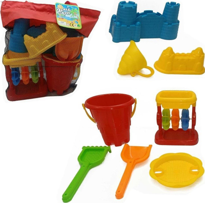 Set lodrash rëre MADE Sandset, për plazh dhe oborr, shumëngjyrësh