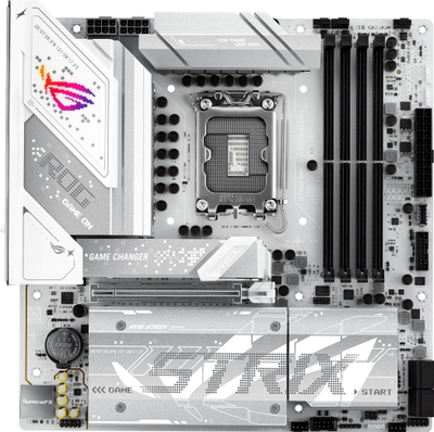 Pllakë amë ASUS ROG Strix B860 G Gaming WiFi, Intel LGA 1851, DDR5, mATX, e bardhë