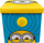 Altoparlant Bluetooth Minions 3 në 1 Sound Cube, me kuti ruajtëse, shumëngjyrësh