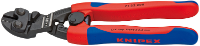 Thika prerëse KNIPEX CoBolt® 71 22 200 200 mm për drurë të butë/të mesëm/të fortë (maks. Ø 5.2 mm) e zezë