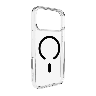 Mbrojtëse telefoni Puro Lite Mag për iPhone 17 Pro Max, transparente, e zezë