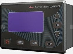 Kontroller solar Hewalex G422-P09, ekran LCD, menaxhim pompash, gri