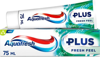 Pastë dhëmbësh Aquafresh Plus Fresh Feel, me fluor, 75 ml