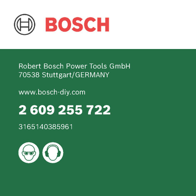 Gërrmues qendërzues Bosch 2609255722, HSS, 1 copë, metalik