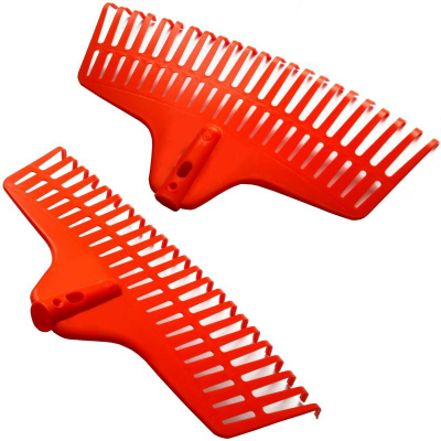 Грабулеста глава Saska Garden Leaf Claws M, пластична 45 cm, портокалова