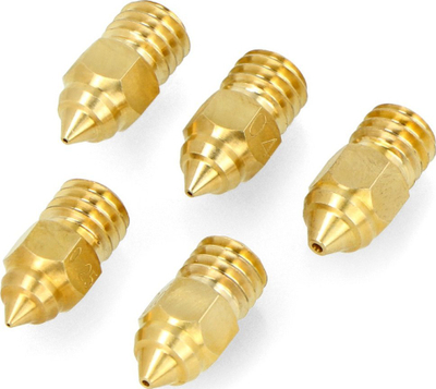 Set gryka bronzi për printer 3D Creality MK-ST, 0.25-0.8mm, filament 1.75mm, ngjyrë bronzi