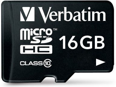 Kartë memorie Verbatim MicroSDHC, 16GB