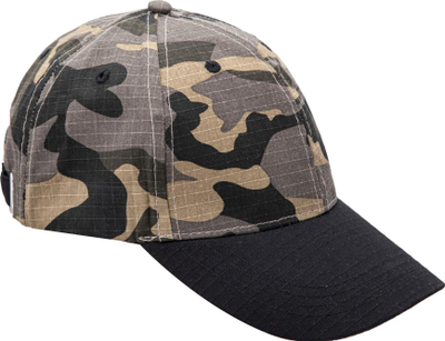 Kapelë me strehë Lahti Pro, pambuk 100%, camo zi-bezhë-khaki