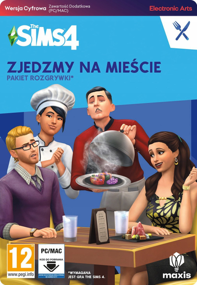 Lojë PC EA The Sims 4 Dine Out, DLC, kod digjital