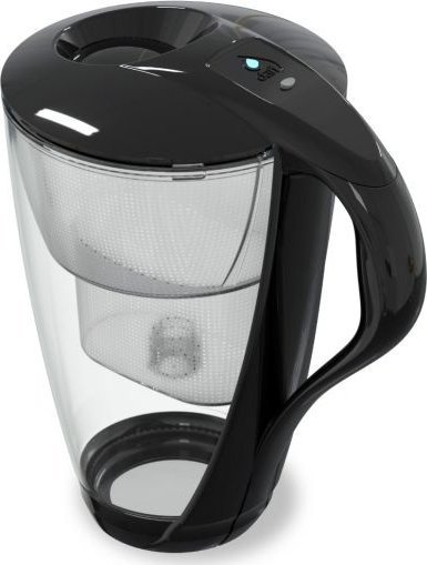 Ибрик филтер за вода Dafi Glass Jug Unimax Crystal LED, 2L, со LED сензор, црн