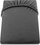Çarçaf shtrati me lastik DecoKing Nephrite Jersey, 180-200x200x30 cm, pambuk, ngjyrë grafit anthracite