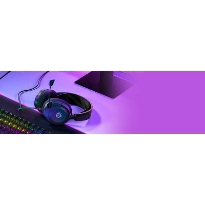 Kufje gaming SteelSeries Arctis Nova 1, me kabllo 3.5mm, mikrofon me heq zhurmat, të zeza