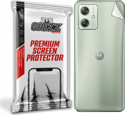 Film mbrojtës GrizzGlass SatinSkin për Motorola Moto G54, pjesa e pasme, transparent