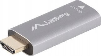 Adapter video Lanberg AD-HD-DP-01, HDMI në DisplayPort, 4K 60Hz, argjendtë