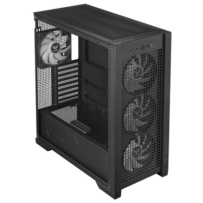 Kuti PC ASUS TUF Gaming GT302, MIDI Tower, ARGB, e zezë