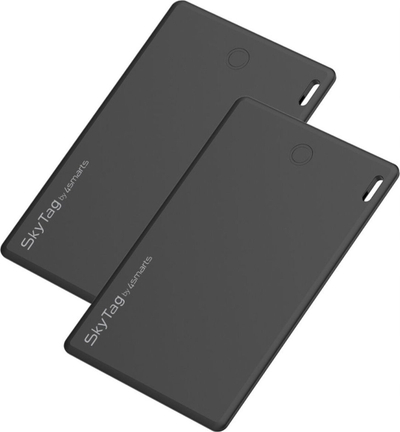 Gjetës lokacioni 4smarts SkyTag Wallet, Bluetooth, set 2 copë, i bardhë