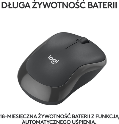 Mausi Logitech M240 Silent, Bluetooth, i zi + Nënvendosësi Studio Series, gri