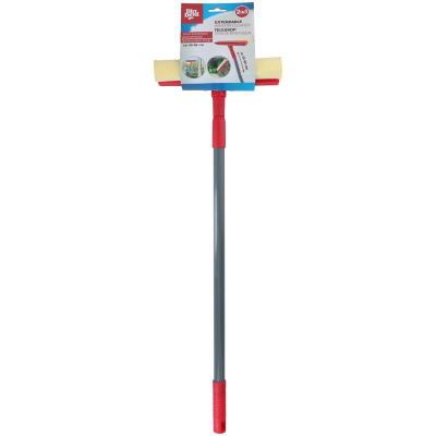 Pastrues dritaresh teleskopik Dirt Devil, 55‑95cm, 2 në 1, i kuq gri