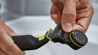 Trimmer Philips OneBlade Pro 360 QP6542/15, për fytyrë dhe trup, i rikarikueshëm, i gjelbër