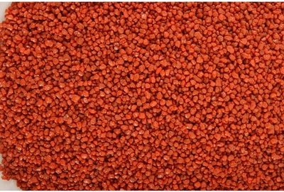 Rërë për akuarium Zolux Aquasand Color, 1kg, granulë 2-3mm, kajsi