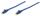 Kabllo rrjeti Intellinet Cat6 UTP, 0.3m, snagless, blu