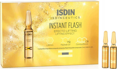 Serum fytyre ISDIN Isdinceutics Instant Flash, efekt lifting, 5x2ml
