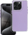 Kapak telefoni Matrix për iPhone 16 Pro, TPU, transparent, vjollcë e çelët