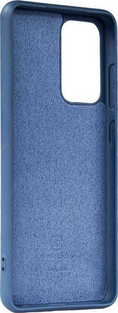 Këllëf telefoni Crong për Samsung Galaxy A72, silikoni, mikrofibër nga mrena, blu