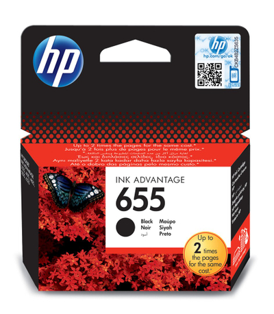 Ngjyrë printeri HP 655 Advantage, 550 faqe, e zezë