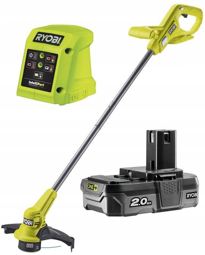 Trimer bari Ryobi One+ RY18LT23A, 18V, 23 cm, me bateri dhe karikues