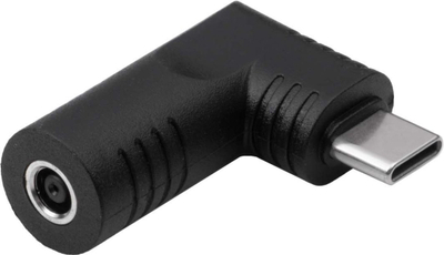 Adapter karikuesi Akyga AK-ND-D13, 4.5 x 3.0 mm në USB-C, 65W, i zi