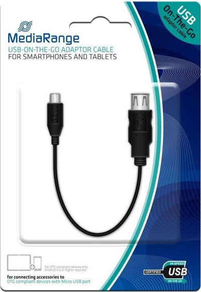 Adapter MediaRange, microUSB-USB, i zi