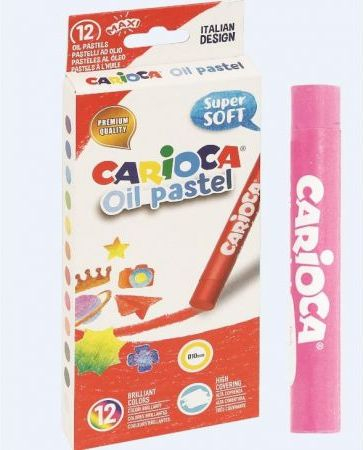Pastel vaji Carioca 12 ngjyra
