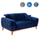 Divan-krevat Bennington HM3250.18, 2 vende, 180 cm, blu e errët