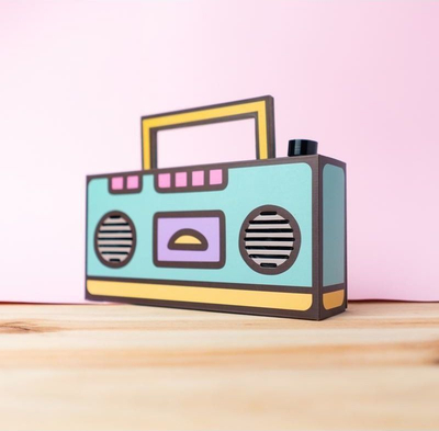 Boks bluetooth Pusheen Build Your Own Boombox, DIY, portativ, shumëngjyrësh
