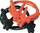 Kabllo startuese Dunlop, 3m, 16mm², kuqe-zi