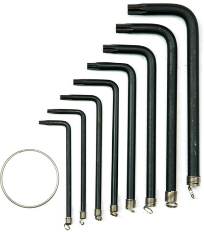 Set çelësash Torx Vorel, L T10-T40, 8 copë