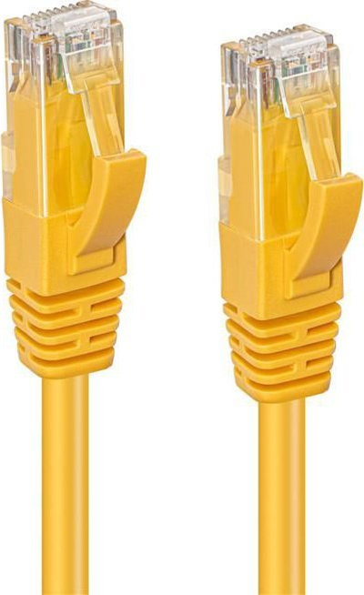 Kabllo rrjeti MicroConnect CAT6A UTP, 1.5m, LSZH, e verdhë