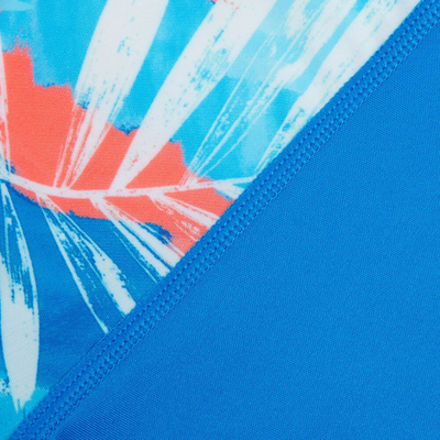 Shorts noti Speedo Digital Allover V Cut, tharje e shpejtë, për fëmijë, blu