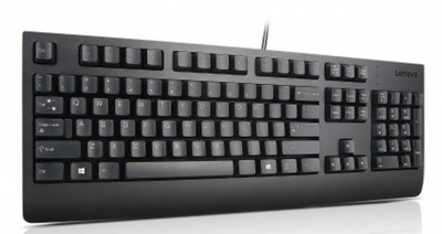 Tastierë Lenovo 4X30M86904, USB, layout norvegjez, e zezë