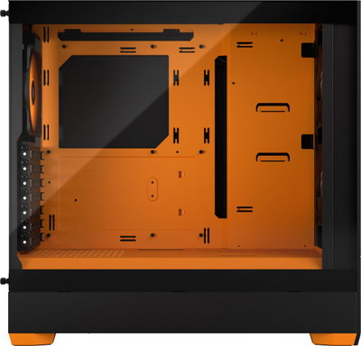 Kasë Pop Air RGB TG (FD-C-POR1A-05), e zezë/e portokalltë