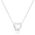 Set stoli Brilio Silver SET234W - vathë + qafore