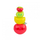 Lodër grumbulluese Lamaze Stack and Nest Fruit Pals, lodër sensoriale për bebe, 12m+